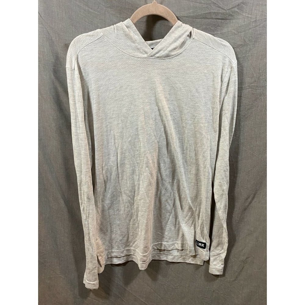 Michael Strahan Sweater‎ Adult Medium Gray Pullover Hoodie Long Sleeves Mens.